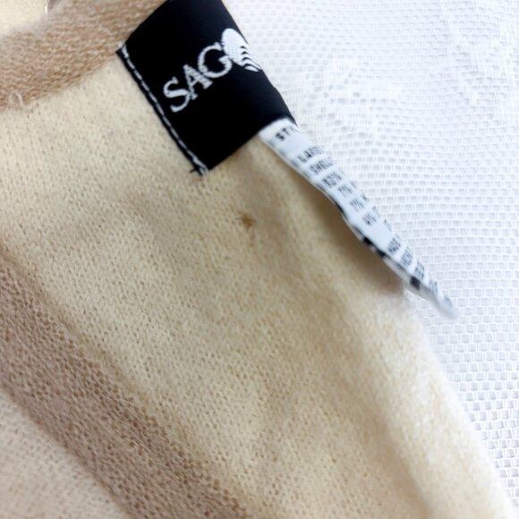 Women's Vintage Embroidered Whimsical Wool Spring Sweater Vest Sag Harbor - Picture 12 of 12